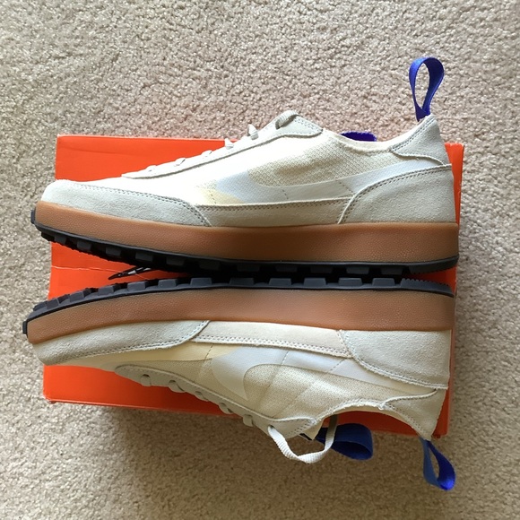 Nike NIKECRAFT Tom Sachs General Purpose Shoes, men’s size 11, tan and white - Picture 5 of 16